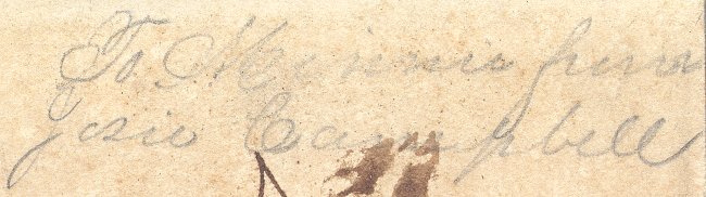 J Campbell inscription