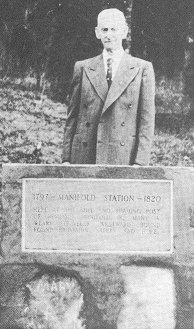 J B Manifold with Manifold Station marker, 1951