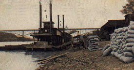 Riverboat in Knoxville circa 1910