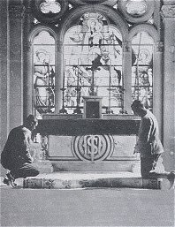 Soldiers at Shrine of Joan of Arc